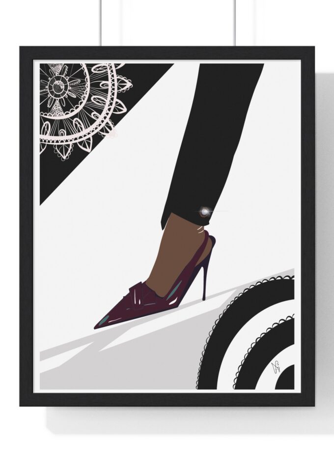 Preety Woman Poster, Framed