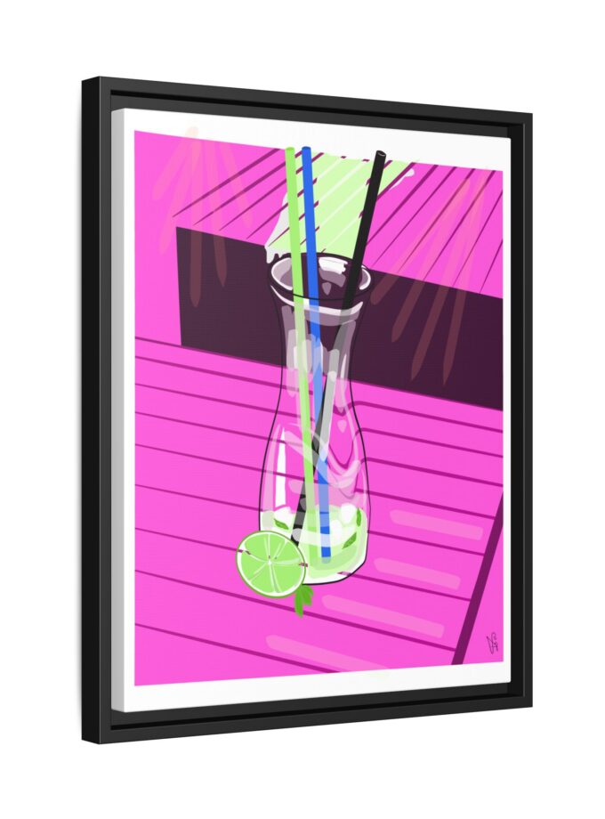 Mojito In Starigrad Canvas, Framed