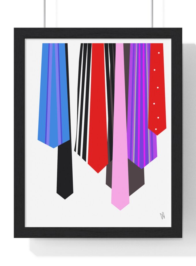 Ties Poster, Framed