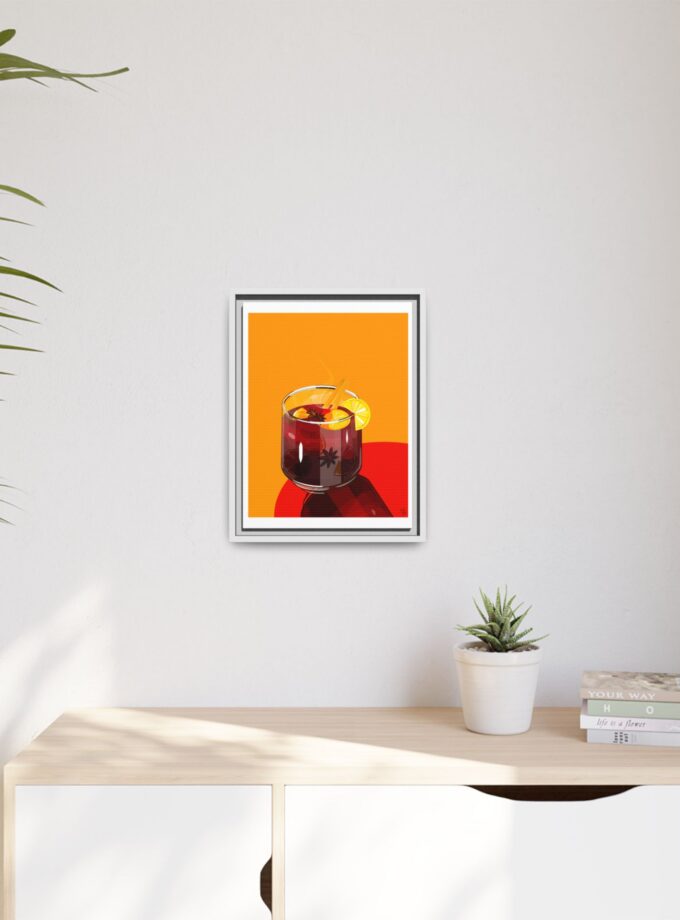 Mulled Wine Canvas, Framed