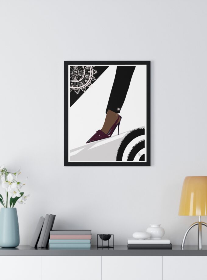 Preety Woman Poster, Framed