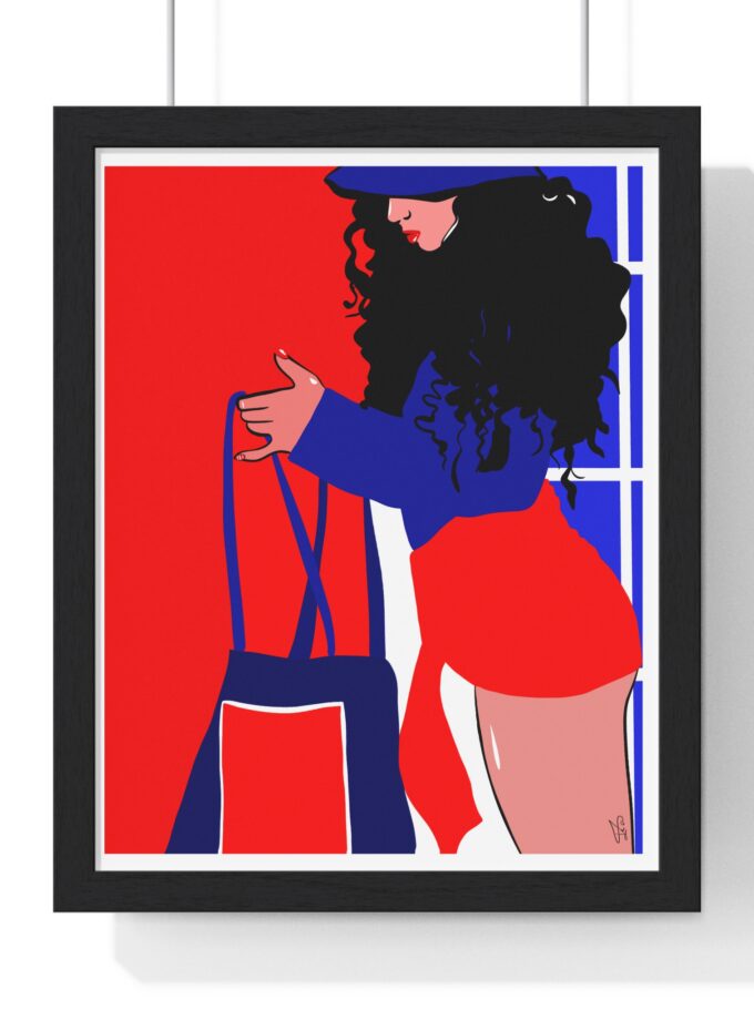 Beach Day Poster, Framed