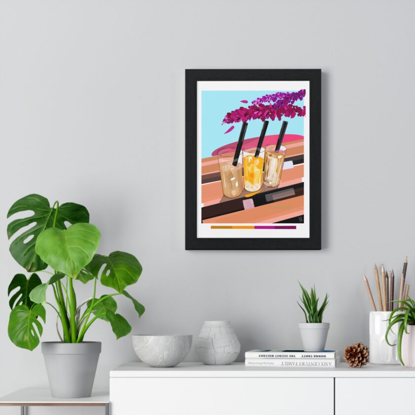 Under The Bugenvilija Poster, Framed - Image 14
