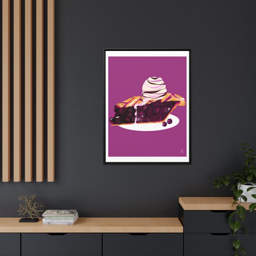 Blueberry Pie Canvas, Framed - Image 20