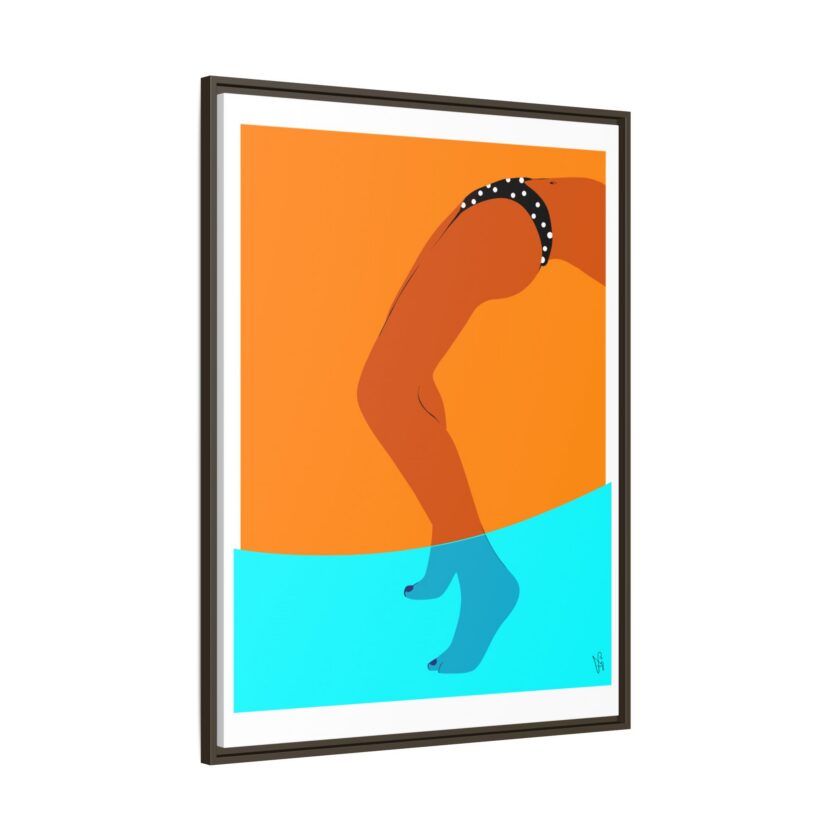 Pool Bridge Canvas, Framed - Image 54