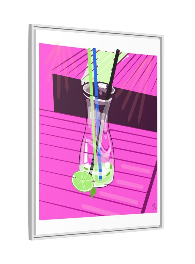 Mojito In Starigrad Canvas, Framed