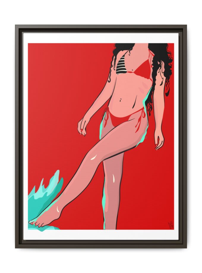 Budva Canvas, Framed