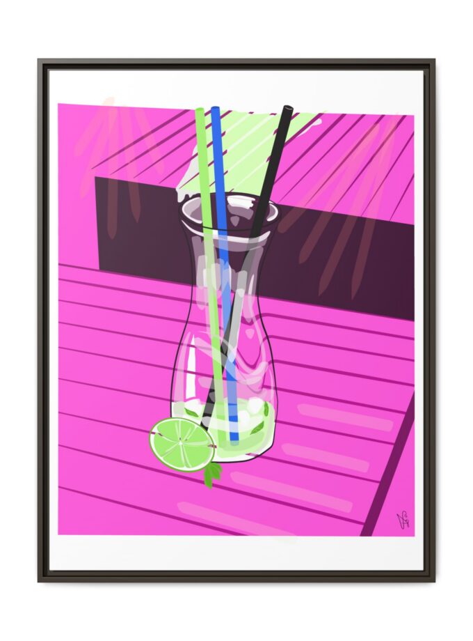 Mojito In Starigrad Canvas, Framed