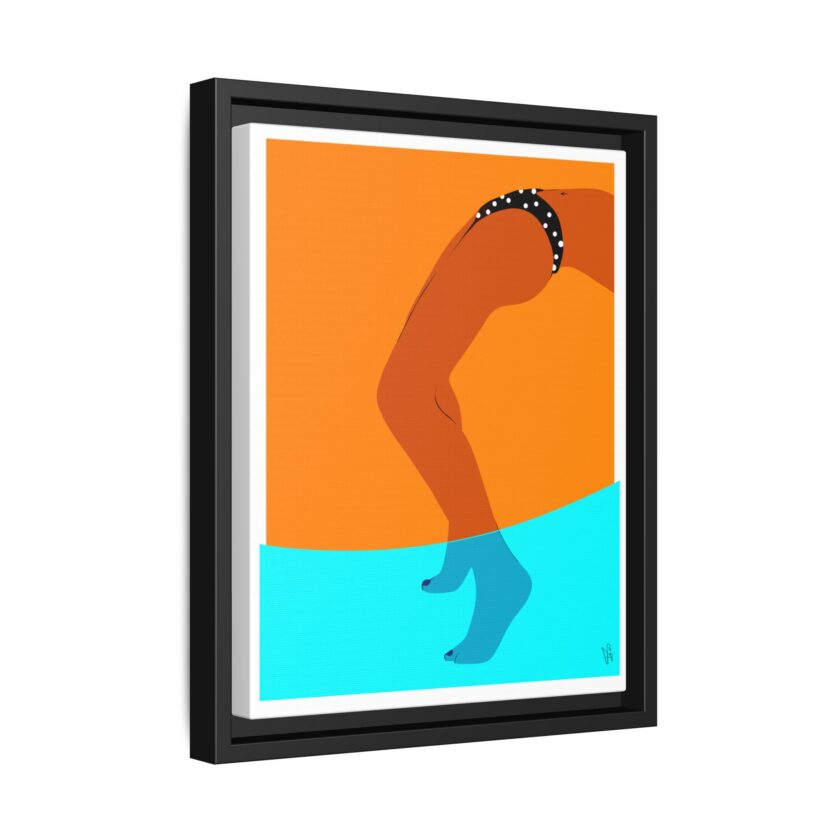 Pool Bridge Canvas, Framed - Image 2