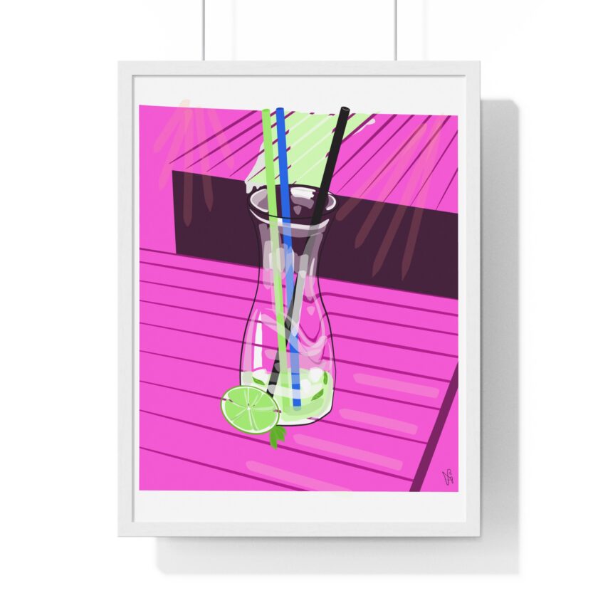 Mojito In Starigrad Poster, Framed - Image 10