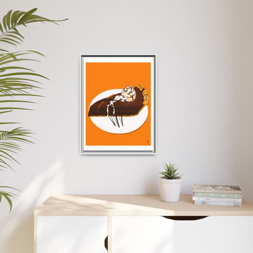 Chocolate Pie Canvas, Framed - Image 51
