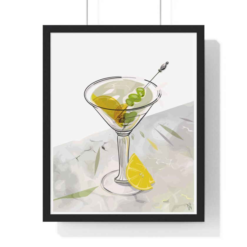 Dirty Martini Poster, Framed - Image 19