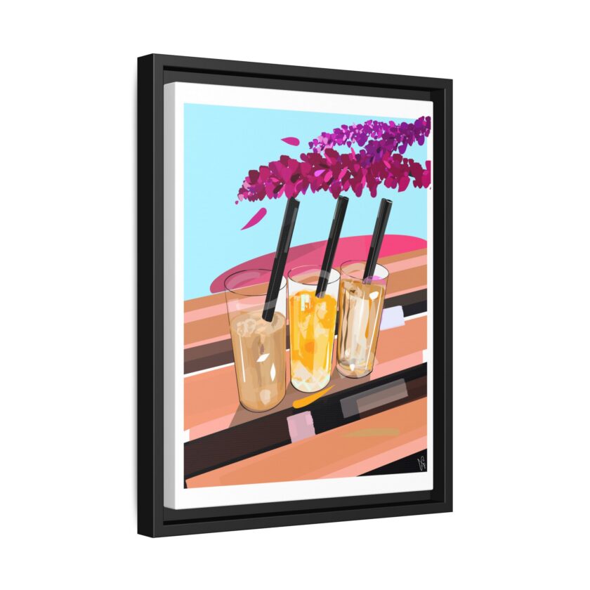 Under The Bugenvilija Canvas, Framed - Image 6