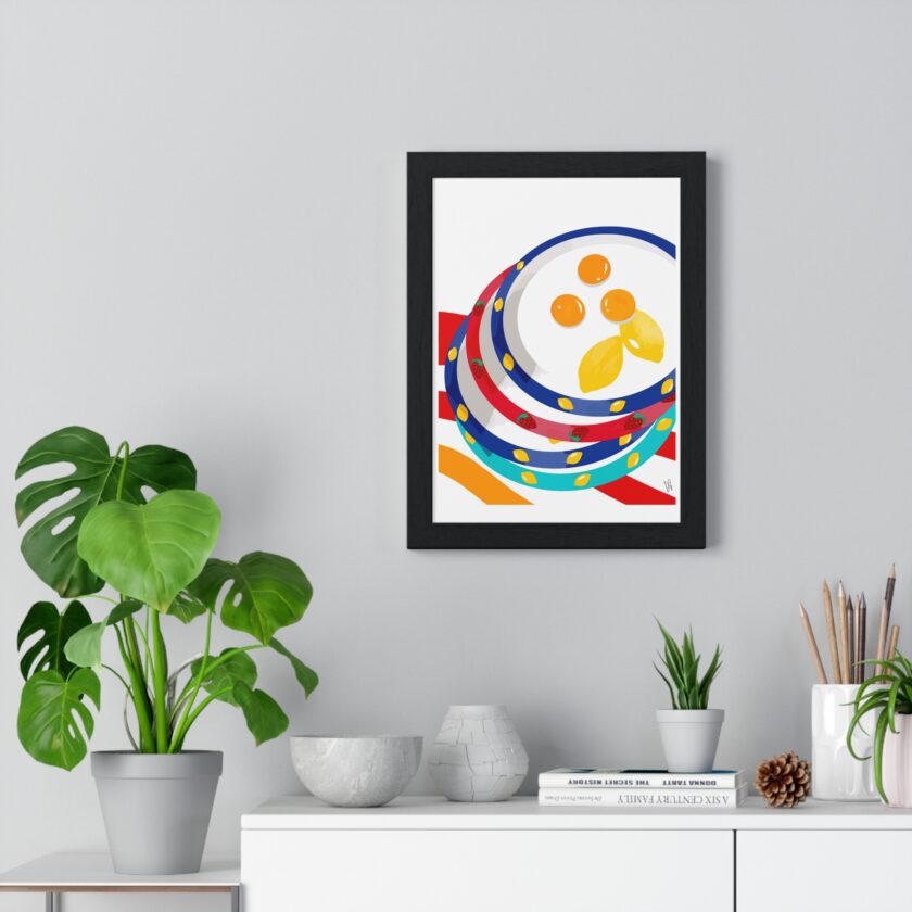 Three Yolks Poster, Framed - Image 14