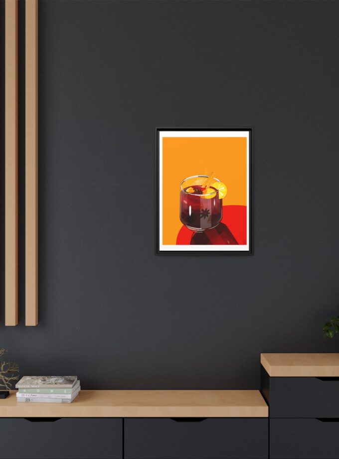 Mulled Wine Canvas, Framed