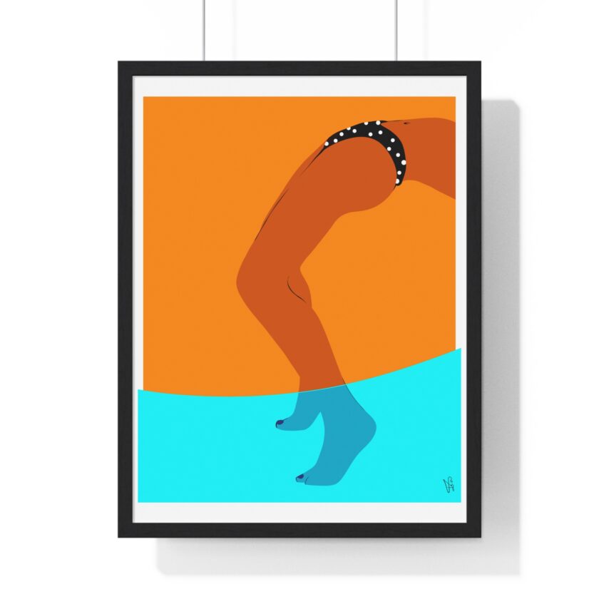 Pool Bridge Poster, Framed - Image 7