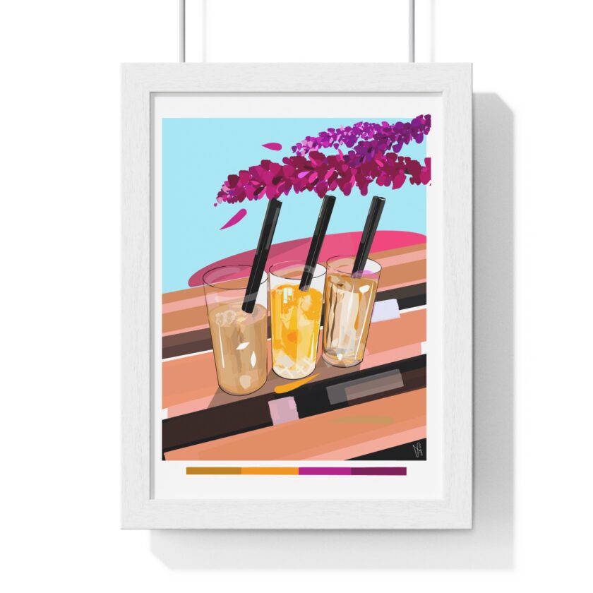 Under The Bugenvilija Poster, Framed - Image 16