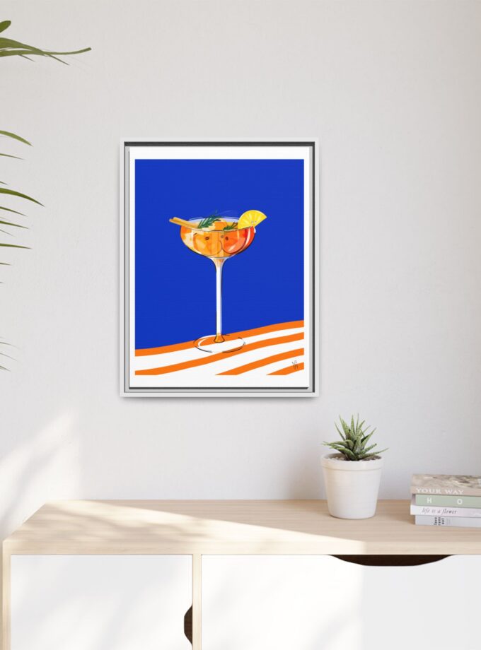 Apple Cider Canvas, Framed