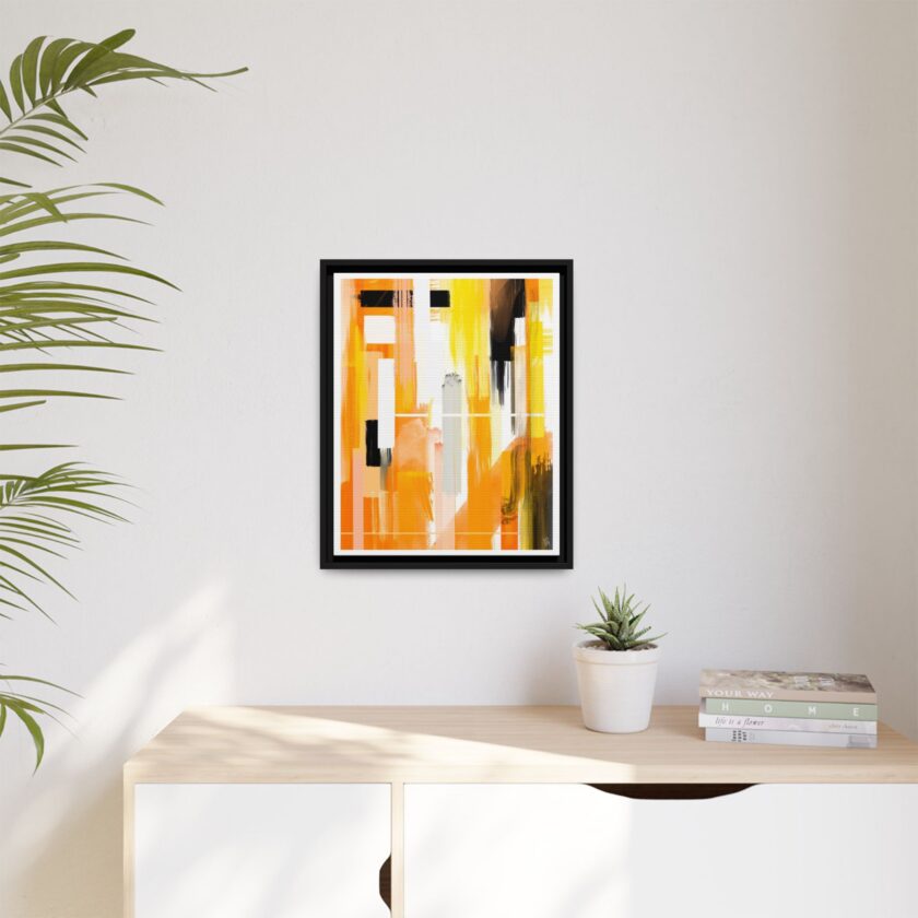 Liquid Gold Canvas, Framed - Image 11