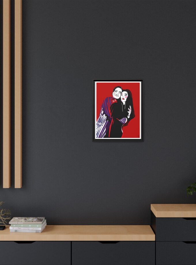 90' Bloody Halloween Canvas, Framed