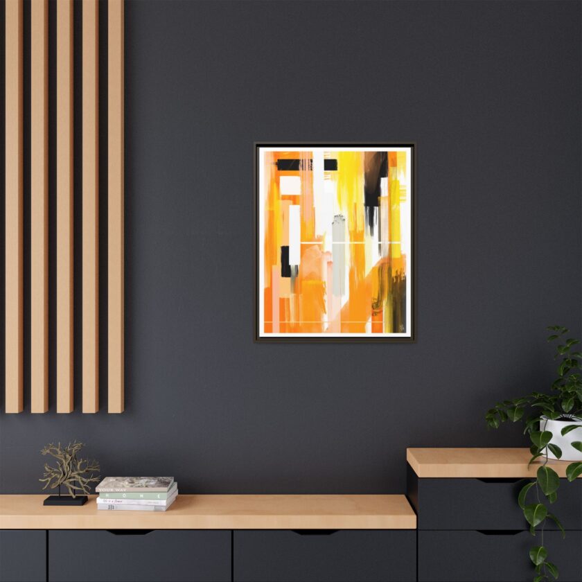 Liquid Gold Canvas, Framed - Image 68