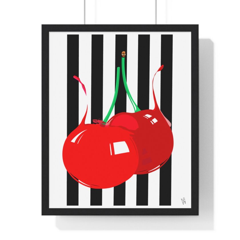 Cherries Poster, Framed - Image 19