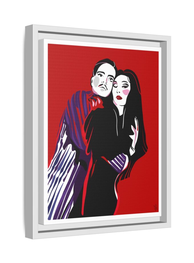 90' Bloody Halloween Canvas, Framed