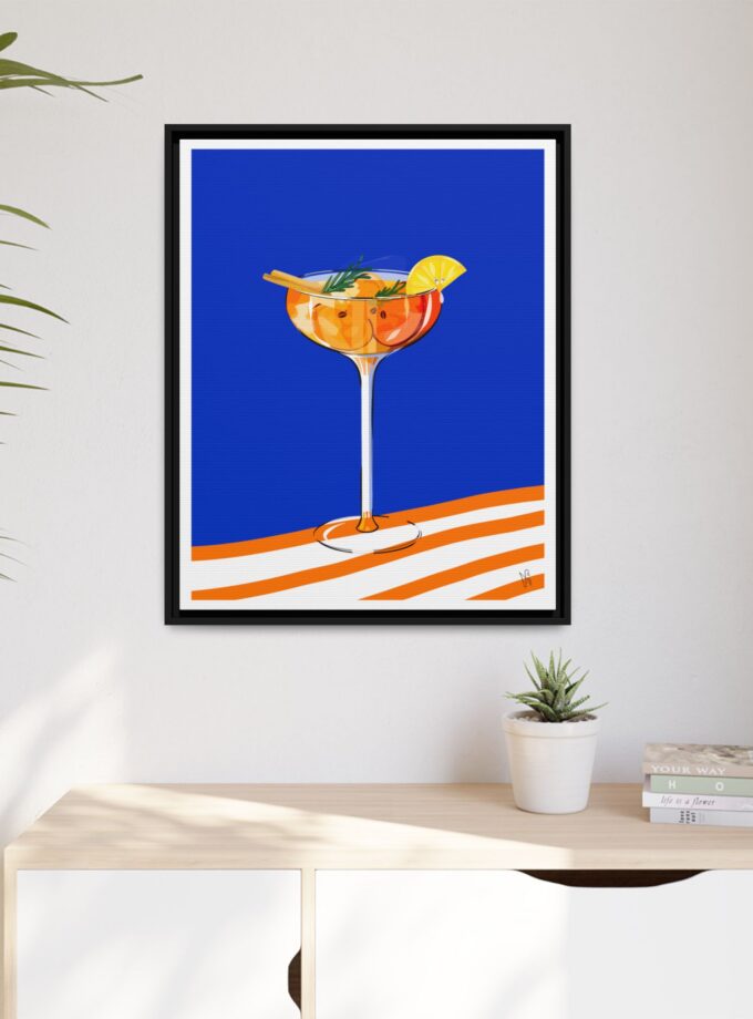 Apple Cider Canvas, Framed