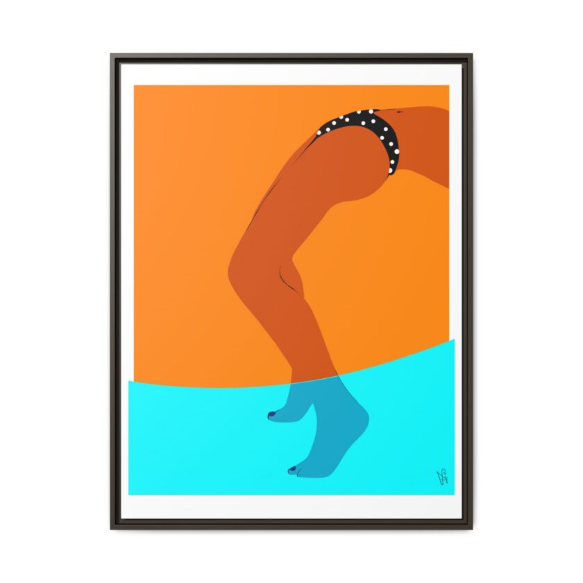 Pool Bridge Canvas, Framed - Image 53
