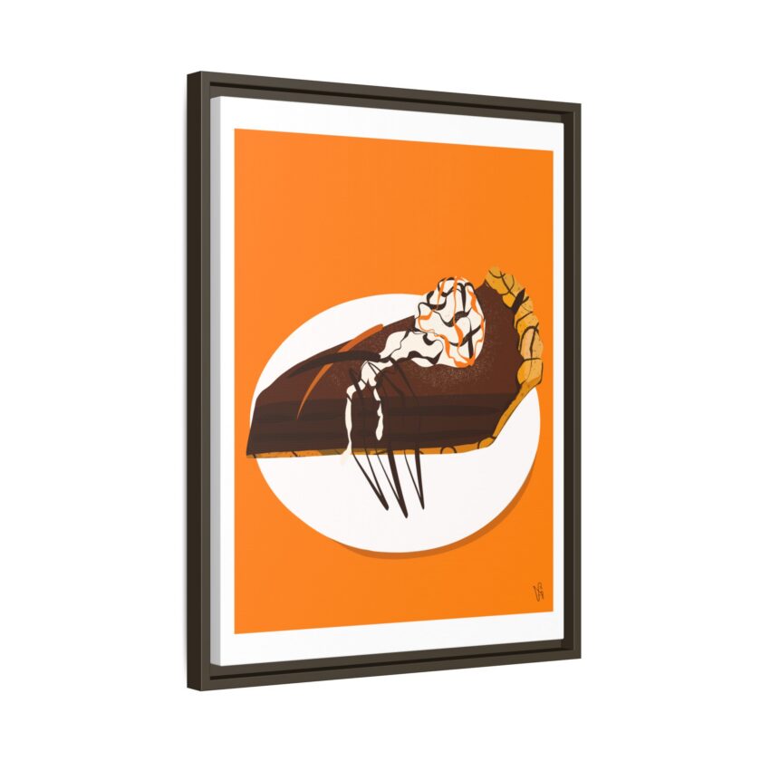 Chocolate Pie Canvas, Framed - Image 46