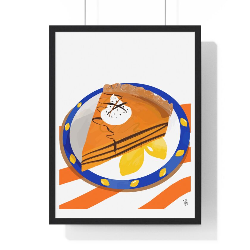 Pumpkin Pie Poster, Framed - Image 7