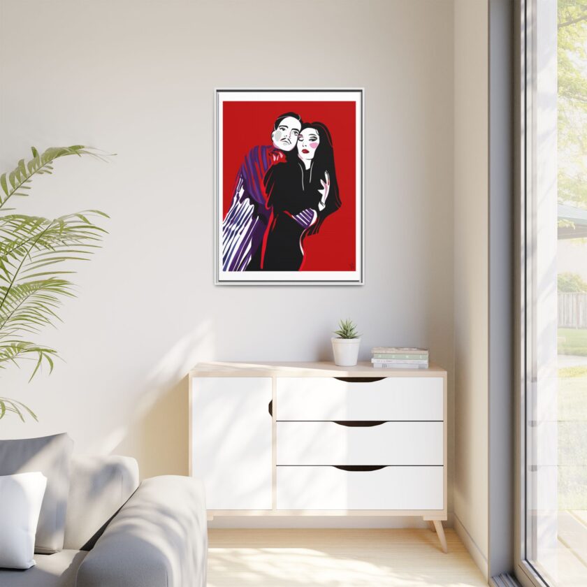 90' Bloody Halloween Canvas, Framed - Image 59