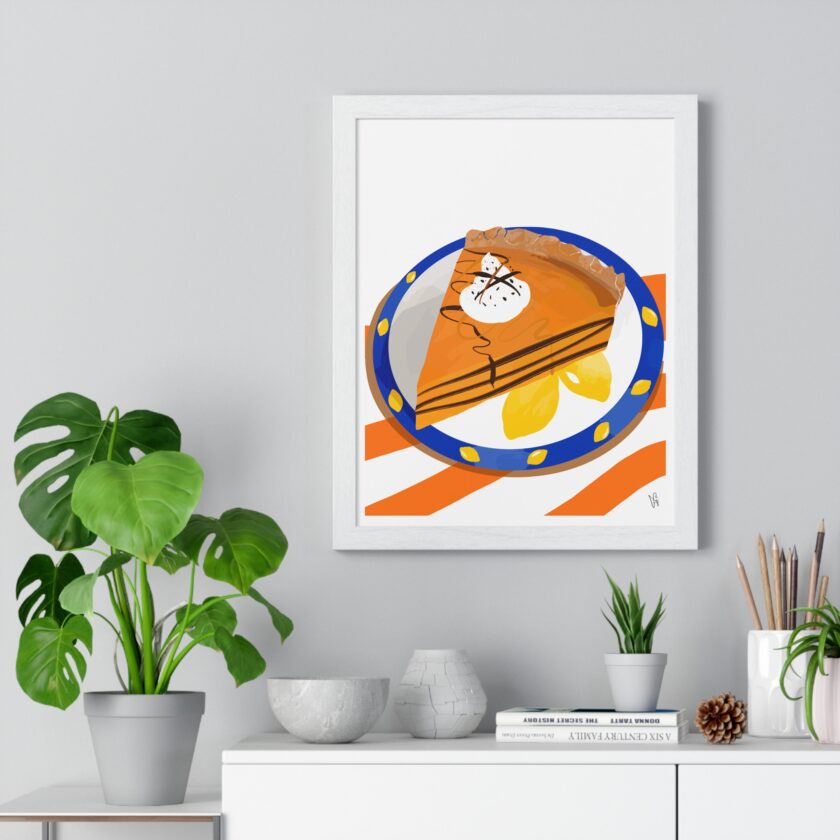 Pumpkin Pie Poster, Framed - Image 5