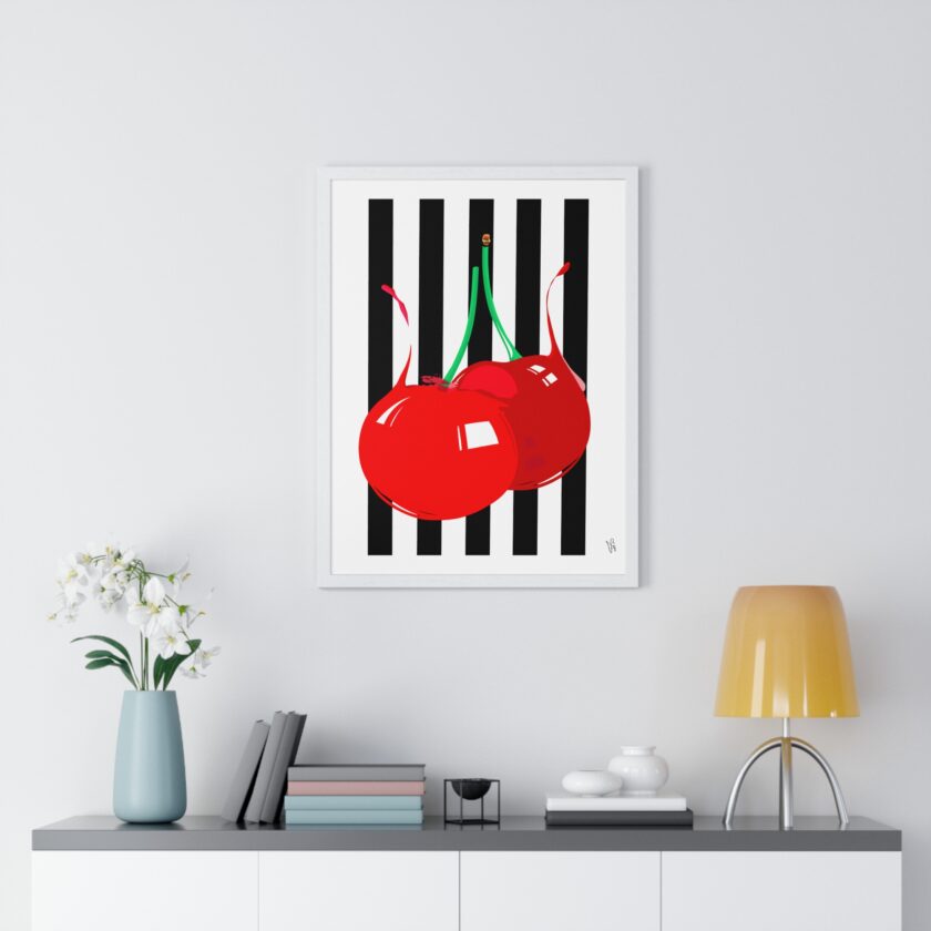 Cherries Poster, Framed - Image 11