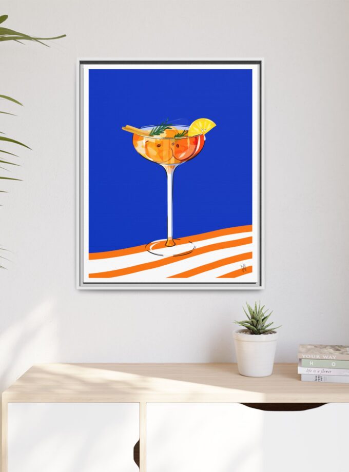 Apple Cider Canvas, Framed