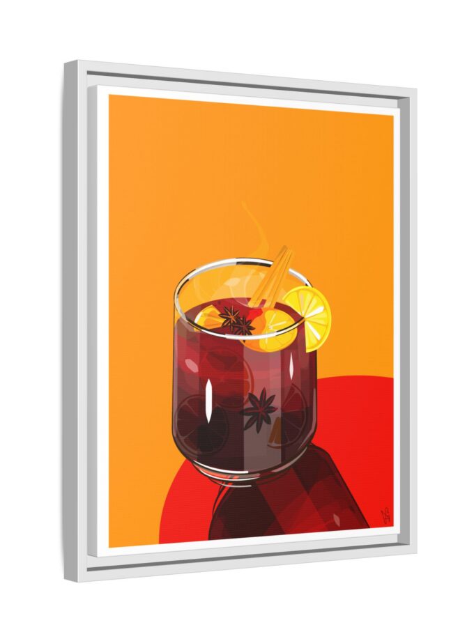 Mulled Wine Canvas, Framed