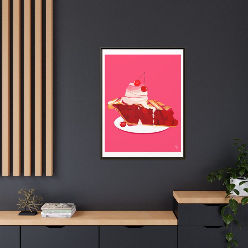 Cherry Pie Canvas, Framed - Image 56