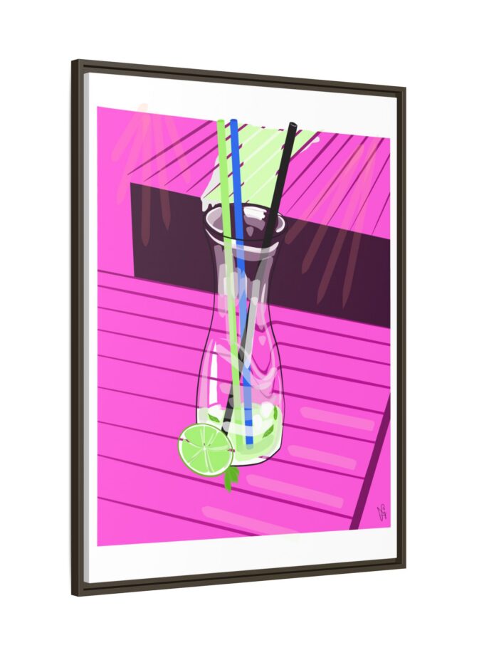 Mojito In Starigrad Canvas, Framed