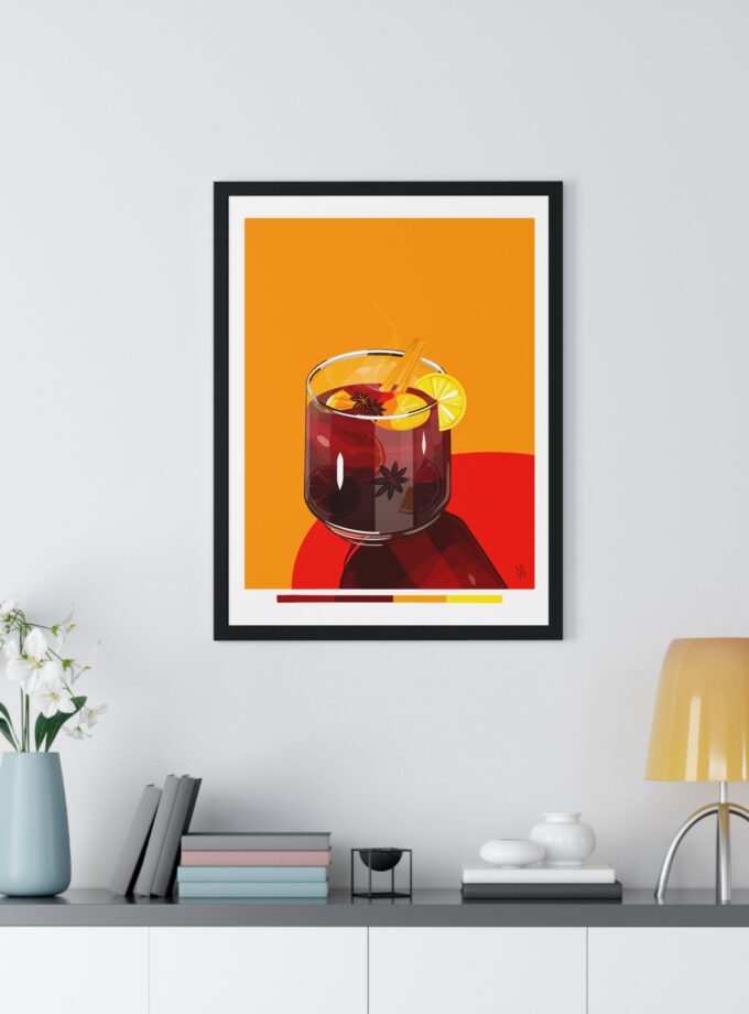 Mulled Wine Poster, Framed