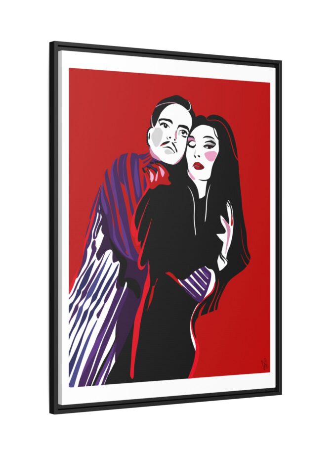 90' Bloody Halloween Canvas, Framed