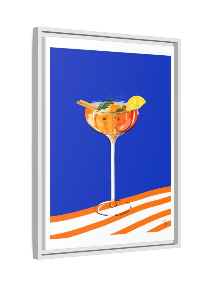 Apple Cider Canvas, Framed