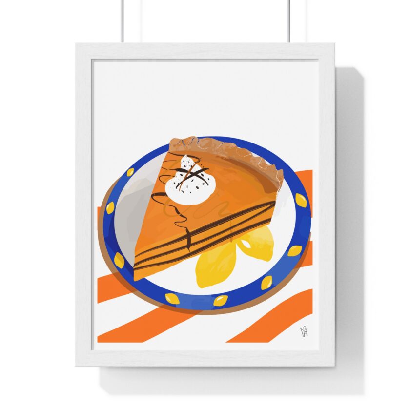 Pumpkin Pie Poster, Framed - Image 4