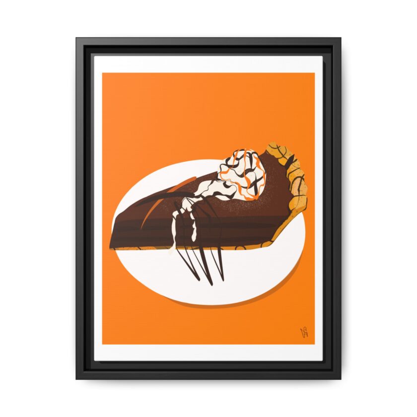 Chocolate Pie Canvas, Framed - Image 5