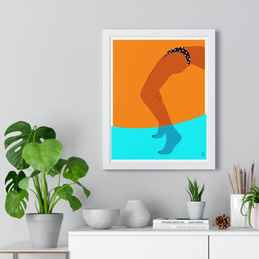 Pool Bridge Poster, Framed - Image 5