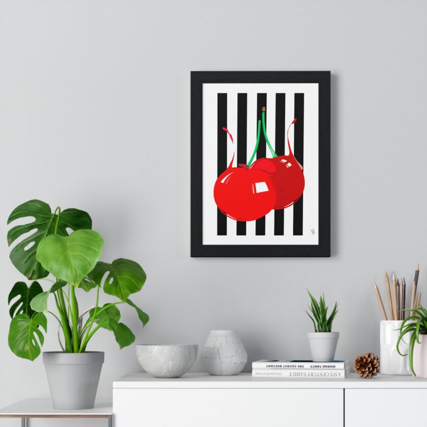 Cherries Poster, Framed - Image 14