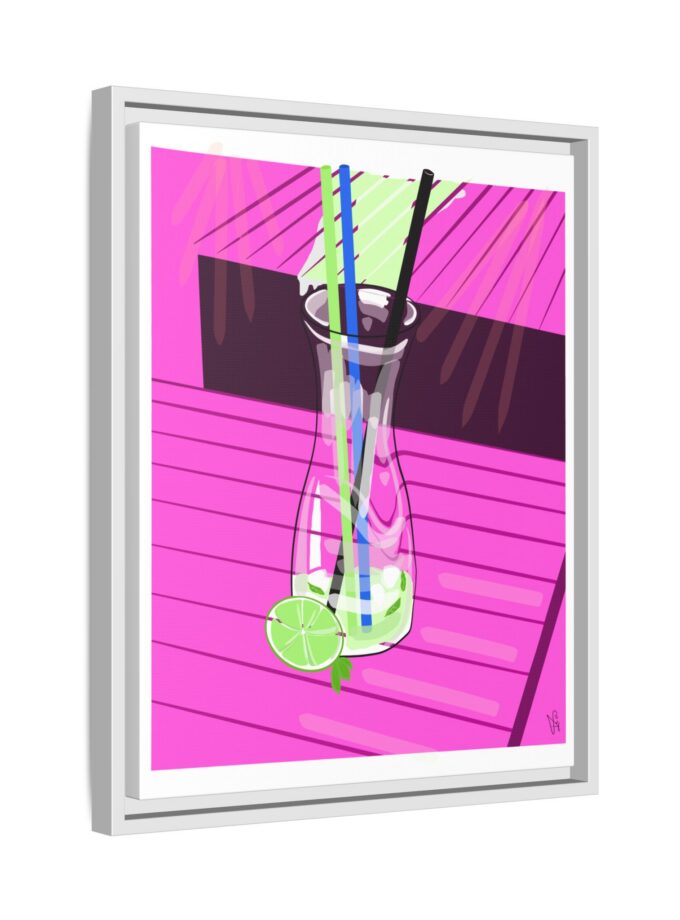 Mojito In Starigrad Canvas, Framed