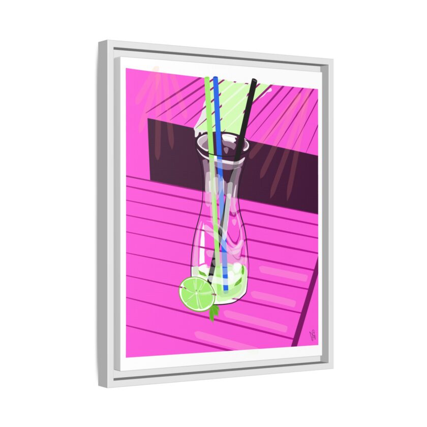 Mojito In Starigrad Canvas, Framed - Image 42