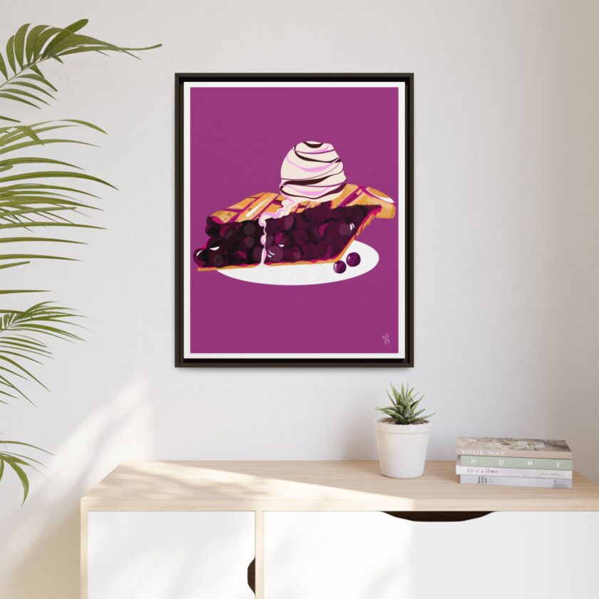 Blueberry Pie Canvas, Framed - Image 67