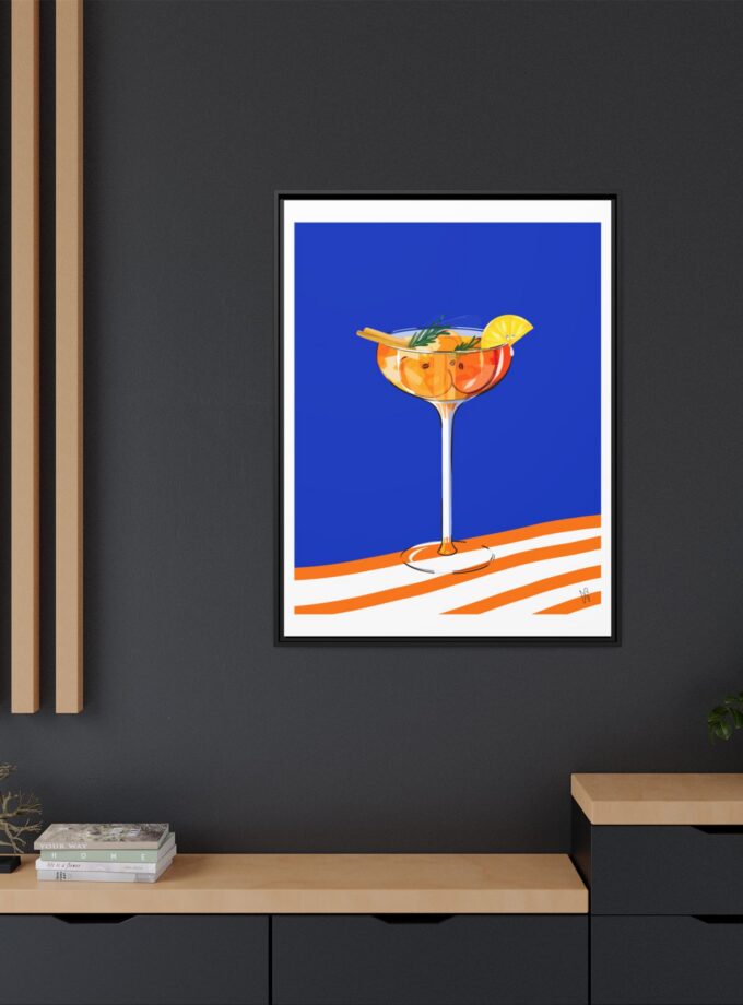 Apple Cider Canvas, Framed