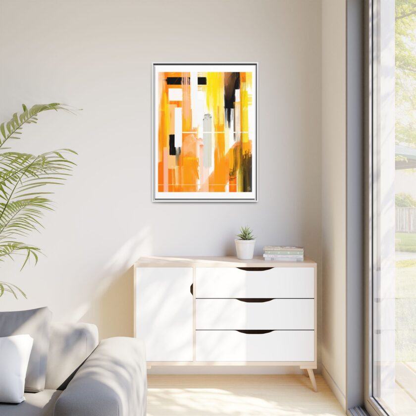 Liquid Gold Canvas, Framed - Image 59